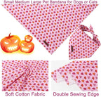 Halloween Pumpkin Dog Bandana, Halloween Triangle Bid Scarf - Image 3