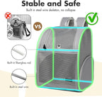 Pet Backpack Carrier ，Large Cat Carrier Backpack Up to 20 Lbs - Image 7