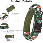 DAGANXI Christmas Tactical Dog Collar, Adjustable Military Training Nylon Dog - Image 4