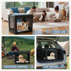 DUMOS Dog Crate 24 Inch Travel Cat Pet Carrier - Image 7