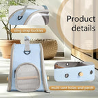 Bird Travel Carrier, Portable Small Bird Parrot Parakeet Carrier - Image 3