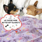 Rezutan 1 Pack 3 Blankets for Dogs, Dog Blanket for Medium Pet Cat, Premium - Image 6