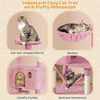 Yaheetech Multi-Level Cat Tree, Large Cat Tower - Image 4