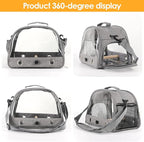 Bird Travel Carrier with Perch Parakeet Backpack Carriers with Stainless Steel - Image 7