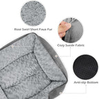 INVENHO Large Dog Bed Rectangle Washable Orthopedic Soft Calming Sleeping - Image 4