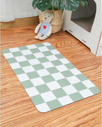 Ralxion Checkered Dog Feeding Mat, Absorbent Mats - Image 2