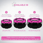 Portable Dog Playpen for Small Dogs Indoor Outdoor, Foldable Pet Puppy Playpens - Image 9