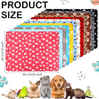 Tegeme 12 Pieces Fleece Blankets - Image 2