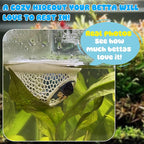 Floating Betta Hide & Shrimp Cave – 3D Printed Aquarium Hammock - Image 4