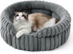 Bedsure ComfyFleece™ Cat Bed, Washable Round Cute Cat Beds by BEDSURE