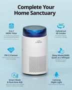 COWAY Air Purifiers for Home up to 810 ft², HEPA Filter and Carbon Filter for - Image 2