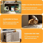 Cat Litter Box Enclosure, Indoor Outdoor Cat House - Image 3