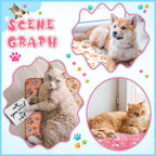 Tatuo 4 Pcs Dog Blanket for Pet Cat Blankets Indoor Puppy Teething Stuff Toys - Image 2