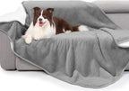 gogobunny Waterproof Bed Blanket, Reversible Sherpa Fleece Throw Blanket by gogobunny