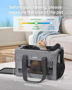 Airline Approved Cat Carrier, Pet Carrier Soft-Sided, Portable Dog Carrier - Image 8