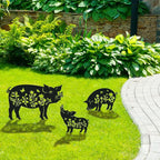 Pig Metal Garden Stakes Yard Decor, Lawn Ornaments - Image 5