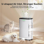 Pet Air Purifier Large Home 4200 sq ft, Suck up Floating Cat Dog Hair Dander - Image 2
