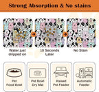 Pet Feeding Mat for Floors Waterproof Dog Mat for Food and Water Absorbent - Image 2