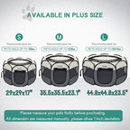 Pet Cat Playpen for Indoor Cats Enclosed, Puppy Dog Play Pen for Outdoor Travel - Image 5