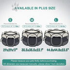 Pet Cat Playpen for Indoor Cats Enclosed, Puppy Dog Play Pen for Outdoor Travel - Image 5