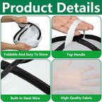 2 Pcs Pop Up Insect Barrier Plant Cover Tent, Garden Net Cage Bird Insect Guard - Image 3