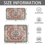 2 Pack Dog Food Mats for Floors, Absorbent and Quick-Drying Pet Cat Food Mat - Image 6