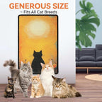 Cat Scratching Mat, 23.6 x 15.7'' Large Sisal Cat Scratch Pad - Image 6