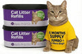Double Pack Cat Litter Refills by AMAZINK Compatible by AMAZINK