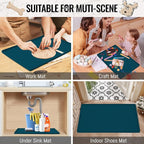 MateeyLife Dog & Cat Food Mat, Waterproof & Nonslip Silicone Feeding Mats - Image 5
