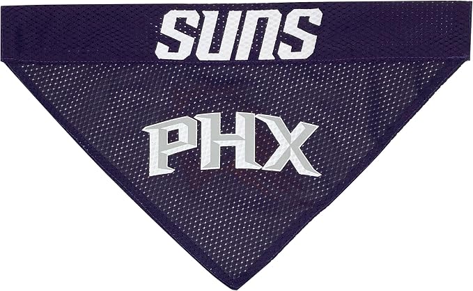 Pets First NBA Dog Bandana -Pheonix Suns Reversible Bandana. 2 Sided Home & - Image 3
