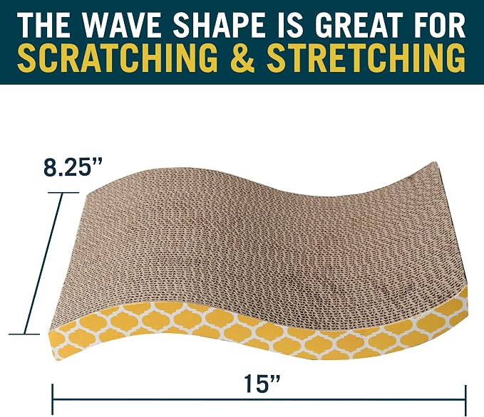 Our Pets Wave & Far-N-Wide Cat Scratcher Multipack - Image 3