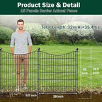 15 Panels Decorative Garden Fence - Image 2