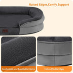 Dwanton Orthopedic Dog Bed for Extra Large Dogs - Image 5