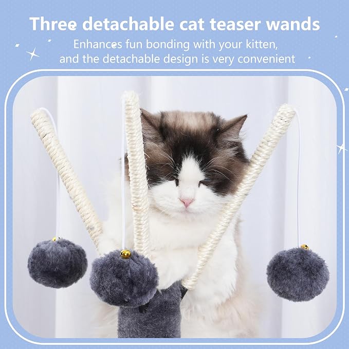 Hey-brother Cat Tree Tower, Scratching Posts - Image 3