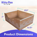 Leakproof Disposable 2-Pack Cat Litter Box Only - Image 2