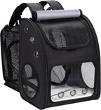 Cat Backpack Carrier, Expandable Pet Carrier Backpack by COVONO