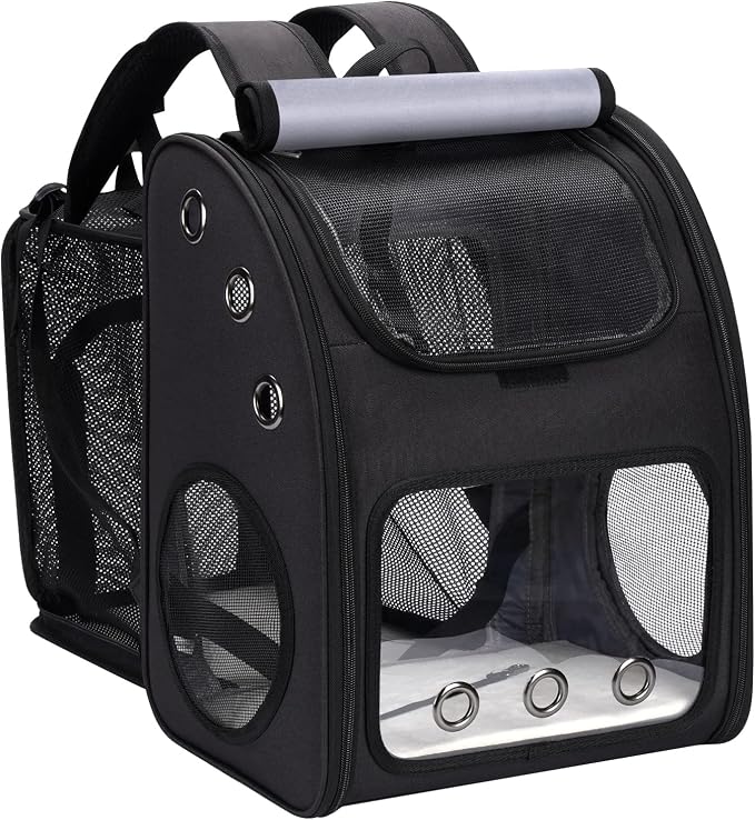 Cat Carrier Backpack, Expandable Pet Carrier Backpack by COVONO