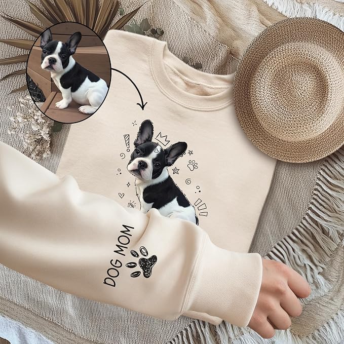 CHIARA CONTI11 Custom Dog Hoodie, Custom Pet Gifts, Custom Dog Shirt, Custom - Image 3