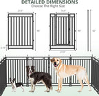 Dog Fence Outdoor for Yard Indoor Dog Playpen 40" Height 48 Panels Portable Dog - Image 3