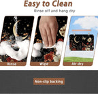 Moon Butterfly Pet Feeding Mat, Vintage Garden Luxury Absorbent Quick-Dry Cat - Image 4