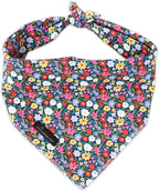 ARING PET Floral Dog Bandana, Spring Summer Colorful Flower Girl Pet Bandana by ARINGPET