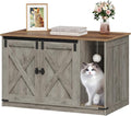 Cat Litter Box Enclosure, Hidden Litter Box Cabinet Furniture by Hzuaneri