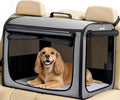 Large Dog Car Carrier Light Weight, 27×20.5×20.5ins Dog Carrier by pecute