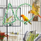 Wontee Bird Swing Bird Rope Perch Parrot Climbing Stand - Image 6