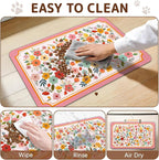 Dog Food Mat for Bowls, Absorbent Quick Dry Dog Cat Mats for Food and Water - Image 6