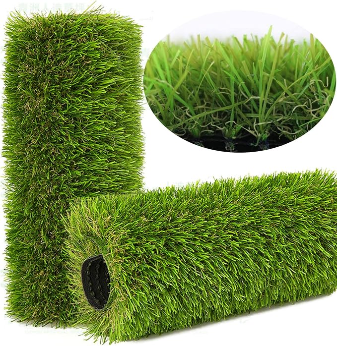Artificial Grass Rug Outdoor Indoor 1FTX39FT Fake Grass Carpet Green Synthetic by NINXIANG