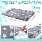 VitalCozy 2 Pack Self Warming Cat Mat Self Heating Pad Bed Reversible Machine - Image 2