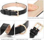 WHIPPY Leather Dog Collar for Small Medium Large Dog Adjustable Soft Breathable - Image 4