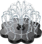 Yzert Solar Fountain Flower Shape-No Battery, Glass 3.5W Solar Water Fountain by Yzert