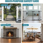 Mumeasy 80" Extra Wide Baby Gate - Image 8